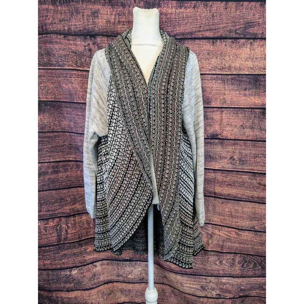 SIONI STUDIO 2XL Knit Cardigan Sweater Drape Front shawl‎ collar